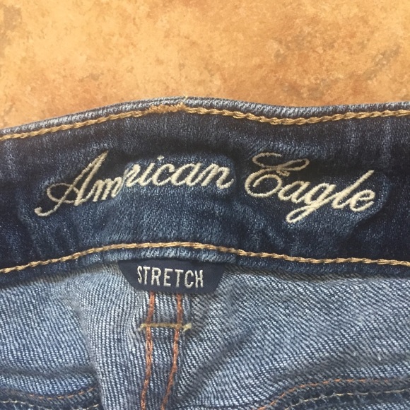 American Eagle blue jeans size 0 - Picture 4 of 5